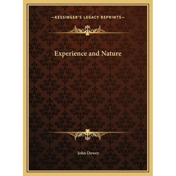 Experience and Nature (Hardcover)