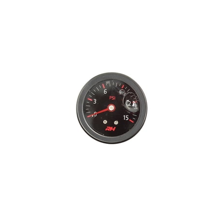 REDHORSE PERFORMANCE Fuel Pressure Gauge Bla ck