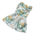 thumbnail image 4 of Robe de Chat, Robe de Chien d'Été Réduit la Perte de Cheveux Modèle de Feuille à la Mode Polyester pour Tous les Jours XS, S, M, L, 4 of 8