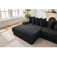 thumbnail image 4 of Convertible Floor Sofa Bed, Foldable Mattress Cloud Couch for Small Spaces, Corduroy Sleeper Sofa with Storage, Multi-Functional Folding Bed for Apartments and Guest Rooms, 4 of 9