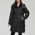 thumbnail image 2 of Fashion Plus Size Jackets for Womens Winter Warm Long Sleeved Solid Color With Pocket Lapel Jacket, 2 of 7