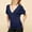 Navy, variant on Summer Tops For Women Sevevn Womens T Shirts Short Sleeve Shirts V-Neck Summer Casual Lightweight Clothes