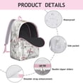 thumbnail image 4 of Lovely Sunflower Floral Print Backpack with Generous Storage Space, Ideal Bookbag for Lectures and Business Meetings, Quality Built Backpack, Appreciated Gift for Graduation, 4 of 5
