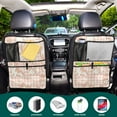 thumbnail image 5 of BZSMCE Car Organizer Kick Mats Back Seat Protector Creatively Corgis Cuddle Fest Printed, 5 of 7