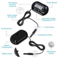 thumbnail image 3 of 2 Pack LCD Digital Aquarium Thermometer Fish Tank Water Terrarium Temperature with Suction Cup for Turtle, 3 of 4