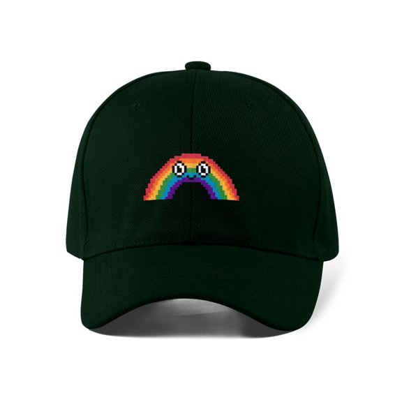 Pixelart Happy Smile Rainbow Hat  -Image by Shutterstock,  Small