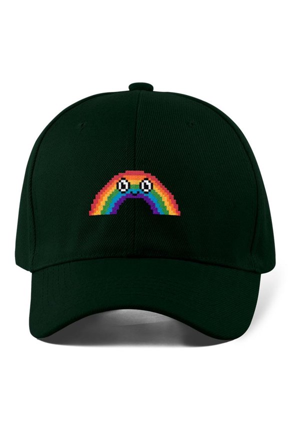 Pixelart Happy Smile Rainbow Hat -Image by Shutterstock, Small