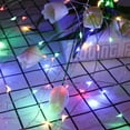 thumbnail image 3 of Morttic LED Curtain String Lights, 8 Modes USB Fairy String Light with Remote Control, Christmas, Backdrop for Indoor Outdoor Bedroom Window Wedding Party Decoration (10ft x 10ft,Muticolor), 3 of 7
