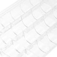 thumbnail image 4 of MasteelfCA Beads Storage Case Transparent Jewelries Container DIY Art Craft Accessory Organizer(24 Grids), 4 of 8