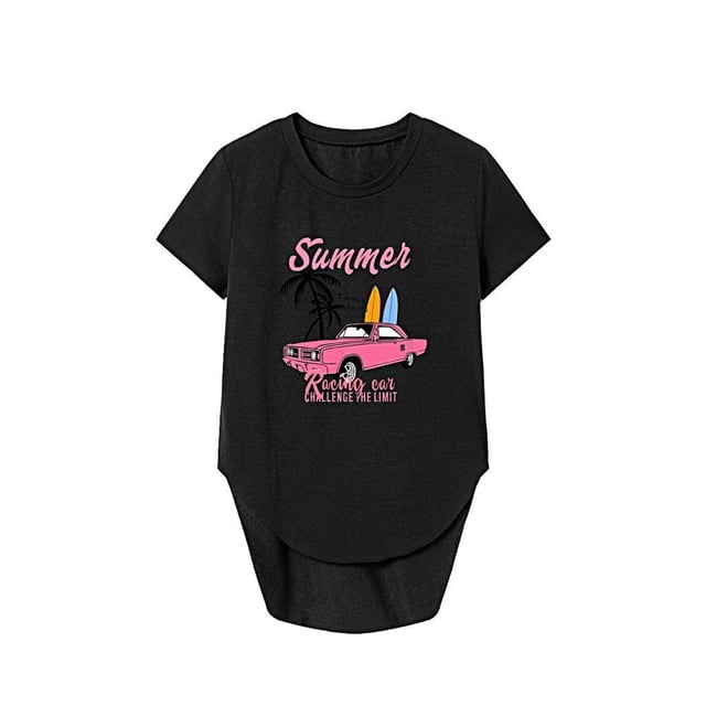 Camiseta Para Mujer Ropa Casual Camiseta Básica Femenina Suave Para Viajes Vacaciones Viajes S