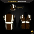 thumbnail image 3 of KwikSafety (Charlotte, NC) CLASSIC Safety Vest (JUMBO Pocket) Class 2 ANSI OSHA High Visibility Reflective Heavy Duty Mesh Zipper HiVis Construction Work Gear HiViz Men Women | Orange Medium, 3 of 3