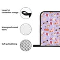 thumbnail image 4 of Pofeuu Fashionable Cats Print Oven Mitts and Pot Holders 4 pcs Set,High Heat Resistant 500 Degree Extra Thicken Long Kitchen Cotton Oven Glove for Cooking, 4 of 6