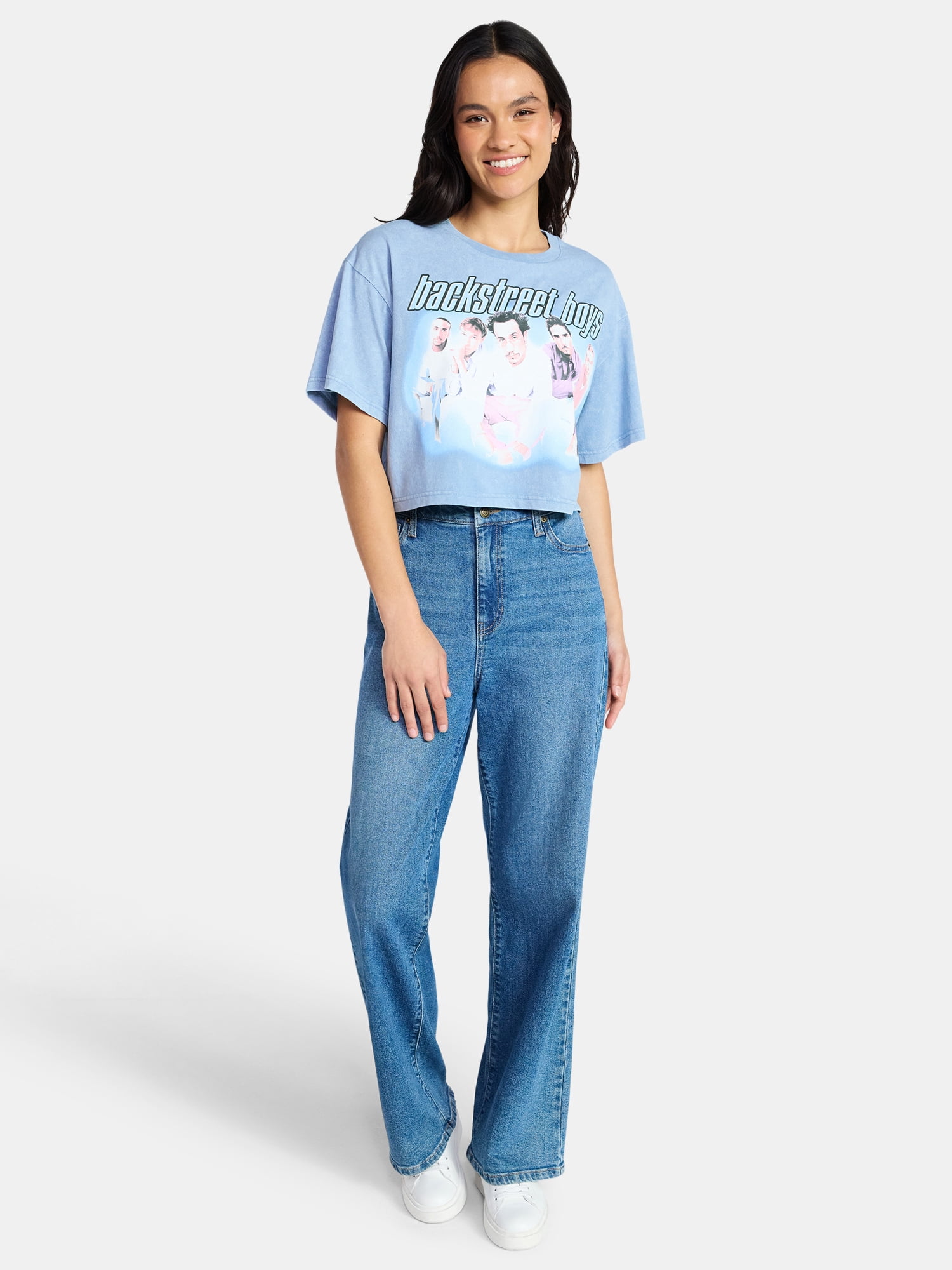 Backstreet Boys Women's Skimmer Tee with Short Sleeves, Sizes XXS-4X
