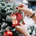 thumbnail image 3 of Christmas Gift Bag Three-dimensional Linen Gift Bag Old Man Style Snowman Style Style Linen Gift Bag, 3 of 7