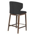 thumbnail image 4 of Cabo Contract Grade Upholstered Wingback Bar Stool (26-inch/ 29-inch), 4 of 5