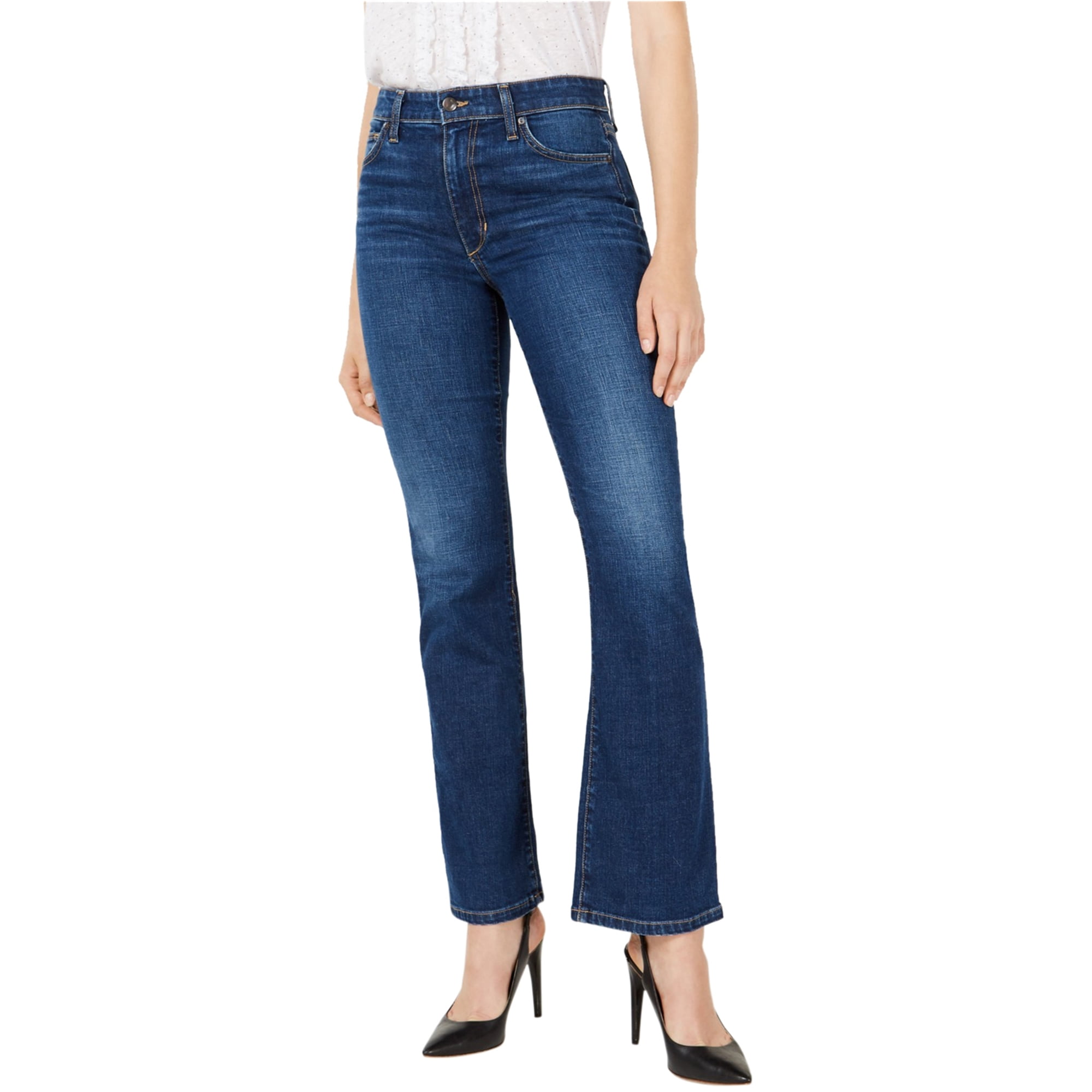 Womens Provocateur Boot Cut Jeans, Blue 