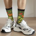 thumbnail image 6 of Pofeuu Camping 1 Print Crew Socks, Adult Running Hiking Socks for Youth and Adult, 6 of 6