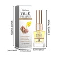 thumbnail image 2 of Suero reparador de uñas con vitamina E 15 ml con aceite de girasol y aloe - Tratamiento de fuerza profesional para uñas descamadas, quebradizas y secas - Fórmula aprobada por dermatólogos, 2 of 7
