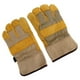 thumbnail image 1 of Guantes de trabajo de seguridad, guantes de trabajo de cuero de vaca, guantes para trabajo pesado, guantes para conductor, rendimiento sólido, 1 of 14