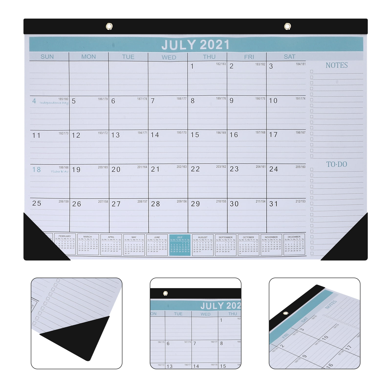 1pc Durable 2021 Calendar Desktop Calendar for Indoor Office 