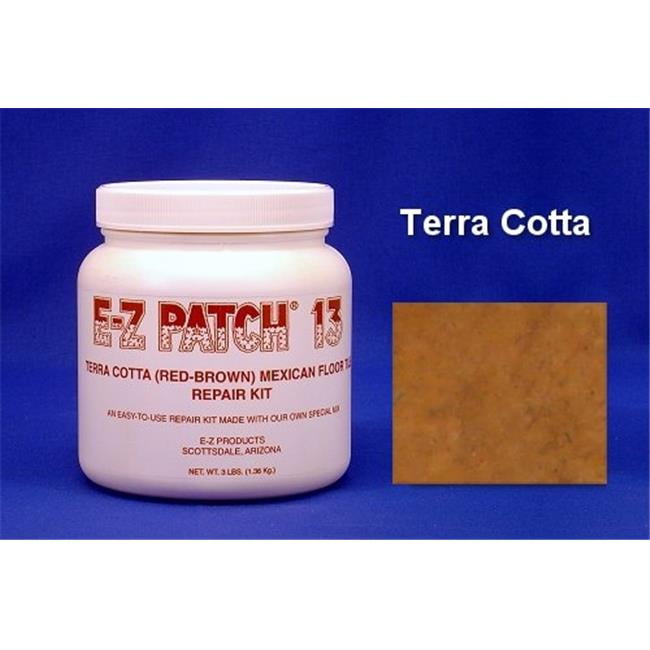 EZ Products EZP375 3 No. SALTILLO TILE REPAIR TERRA COTTA EACH
