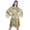 Beige, variant on Printed Womens Kimono Sleeve Robes Satin Silk Getting Ready Bridal Robe Coverup