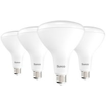 Sunco BR40 LED Light Bulbs, Indoor Flood Lights, Recessed Can Light Bulb, 1400 LM, 17W (100W Equivalent), 5000K Daylight, Dimmable, E26 Base, for Home, Bedroom, Kitchen UL 4 Pack