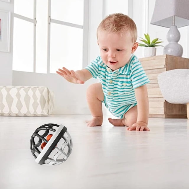 Agiferg Educational Toys Montessori Learning Toys, Multifunctional Infant Sensory Rattle Toy for Early Development Suitable for Babies 0-3 Months with Safe Material and Easy Grip