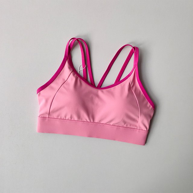 Sujetador deportivo para mujer, Top Push Up para Fitness fijo con almohadilla, sujetador para Yoga, ropa interior, Tops deportivos, sujetadores para actividades, chaleco para correr, ropa de gimnasio