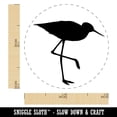 thumbnail image 2 of Sandpiper Bird Solid Self-Inking Rubber Stamp Ink Stamper - Purple Ink - Mini 1/2 Inch, 2 of 7