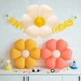 thumbnail image 4 of Jiibva 6Pcs/Set Daisy Balloons Candy Colored Flower Balloon Fresh Style Aluminum Film Balloons Cute Balloons Photo Prop Decorations, 4 of 7