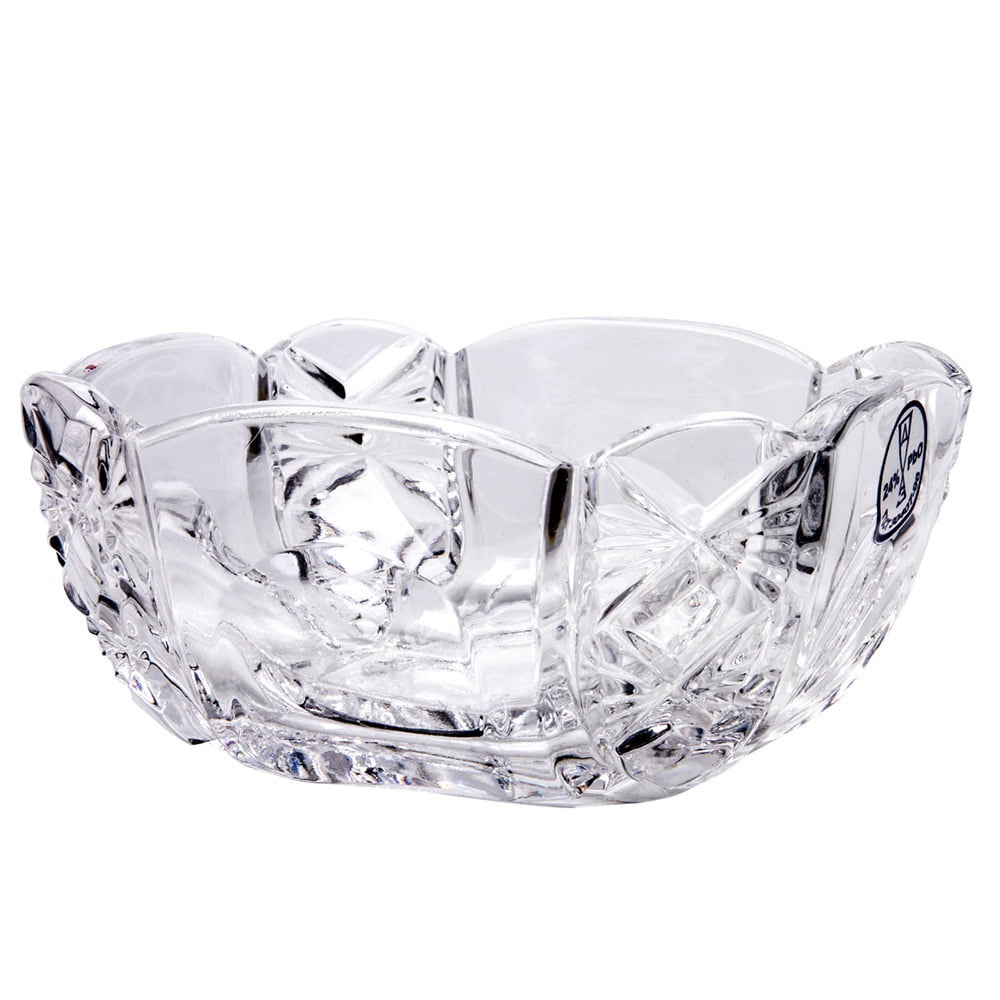 Elegant Designs Small Glass Decorative Vase Crystal 1.4x3.3 Inch Clear