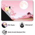 thumbnail image 3 of Pink Cherry Blossom Credit Card Skin Debit Card Skin Debit Card Sticker Cover No Bubble Slim Small Chip Moon Cat Personalized Bank Card Decal Removable Transportation Key Card 7.3x5.4Inch, 3 of 6