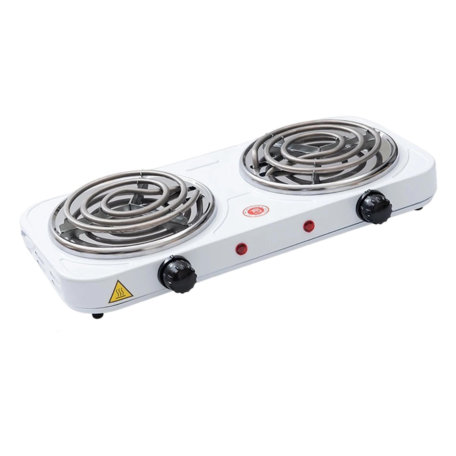 Baoblaze Countertop Double Burner Electric Cooking Stove Multifunctional Compact Premium Heating Tube