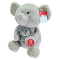 thumbnail image 2 of Kid Connection soft animal mama with baby 14''H Elephant, 2 of 5