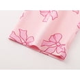 thumbnail image 6 of Beezizac Cotton Pajama for Girls - Pink Bow Long Sleeve Set 2-Piece for Little & Big Kids Sleepover PJ Size 14, 6 of 7