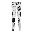 thumbnail image 3 of MIASHUI Women's Easter Bunny Egg Print Leggings for Festive Spring Fitness and Casual Wear Silver,M, 3 of 3