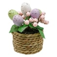 thumbnail image 2 of Easter Table Decor Colorful Speckled Easter Eggs Artificial Easter Flower Pot Spring Decor Easter For Home Outdoor Courtyard Easter Decorations, 2 of 9