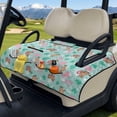 thumbnail image 3 of Yuyamidu Funny Bear Golf Cart Seat Covers with Front Pockets Coconut Tree Golf Cart Seat Towel Blanket for 2-Person Seats Club Car Easy to Carry, 3 of 8