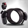 thumbnail image 2 of GOOHOCHY High Security 5 Combination Steel Wire Bike Lock for AntiTheft Use 4.92 Feet, 2 of 8