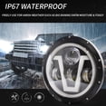 thumbnail image 2 of 1 Uds faro LED para coche 7in 500W redondo tipo V faro Super, 2 of 8