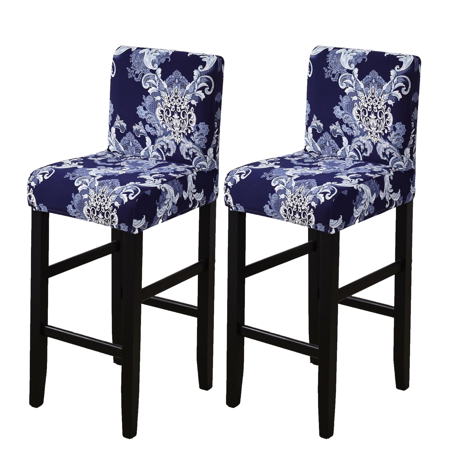 High Stool Cover Reusable Stretch Washable Pub Counter Stool Chair