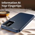 thumbnail image 4 of (Blue-For Samsung Galaxy S25 5G）Smart View Window Leather Phone Case with Card Slot, 4 of 4
