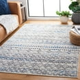 thumbnail image 2 of SAFAVIEH Tulum Kady Oriental Area Rug, Ivory Grey/Grey Blue, 6'7" x 6'7" Square, 2 of 8