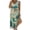 Light Blue, variant on IROINNID V-Neck Shift Dress For Women Casual Plus Size Print Pockets Sleeveless Long Dress Comfort Waist Dress