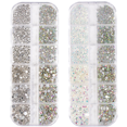 thumbnail image 1 of Crystal Rhinestones Gems Beads Flatback Crystal Glass Rhinestones Nail Decoration, 1 of 5