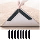 thumbnail image 1 of Pegatinas antideslizantes para alfombras, alfombrillas fijas de goma lavada de PU, pegatinas para alfombras trapezoidales, paquete de 8, 1 of 5
