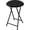 Black, variant on Folding Stool - Backless 18-Inch Stool with 225lb Capacity for Kitchen or Rec Room - Portable Indoor Counter Bar Stools by(Black)
