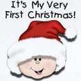 thumbnail image 2 of CafePress - White Baby 1St Christmas Infant Bodysuit - Baby Light Bodysuit, Size Newborn - 24 Months, 2 of 4