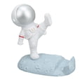 thumbnail image 2 of Astronaut Phone Holder, Multi Function Cell Phone Stand Premium Resin  For Office For Home For Travel Gold,Silver, 2 of 8